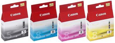 Canon Canon Original Cartridges OE PGI5B CLI8C CLI8M CLI8Y
